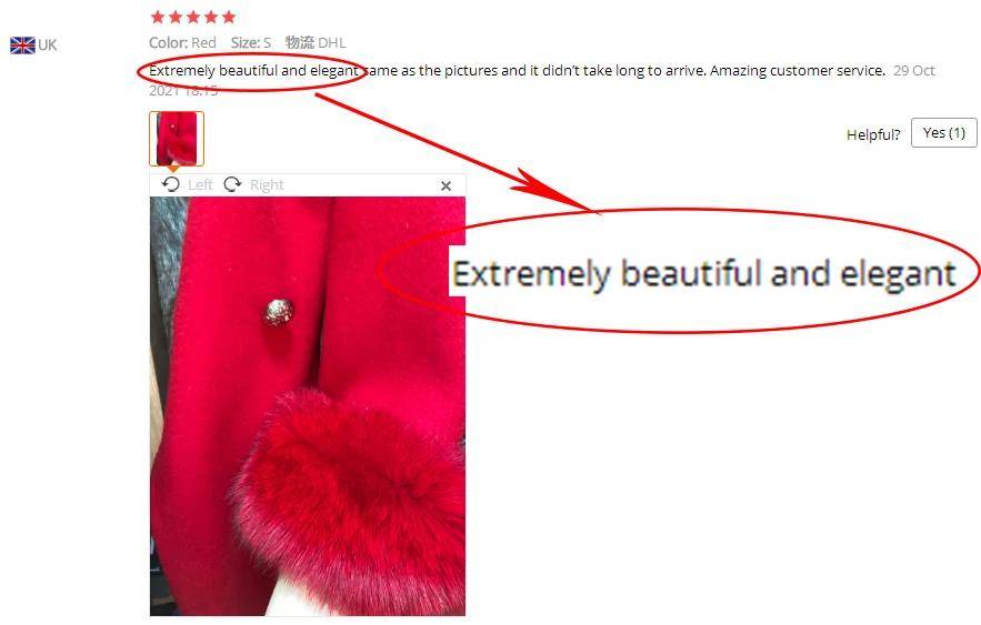 Women's Cashmere Wool Coat Spring Real Fox Fur Collar Woolen Trench Jacket Winter Adjustable Waist Slim Ladies Long Overcoat