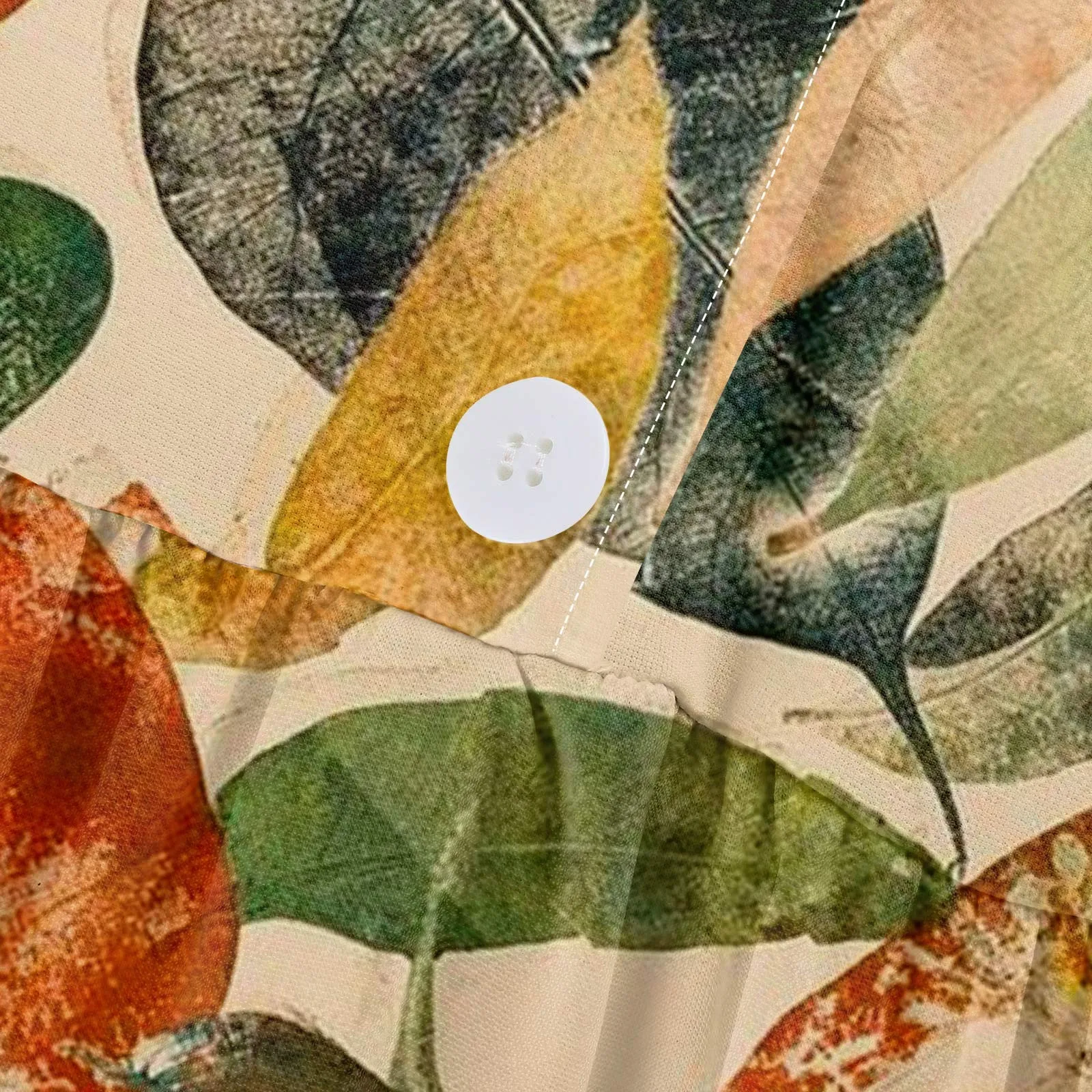 Floral Elegant Lapel Button Evening Party Dresses Three Quarter Sleeves Formal Wear Mid-Calf Summer Dress Vestidos 2024 Floral Elegant Lapel Button Evening Party Dresses Three Quarter Sleeves Formal Wear Mid-Calf Summer Dress Vestidos 2024