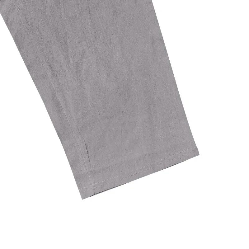 Men's Linen Shirt & Pants Set – American Style Casual Beachwear, Breathable Loose Fit Outfit (All Seasons