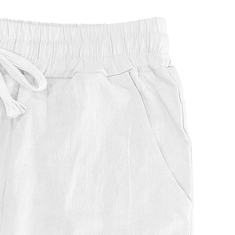 Men's Linen Shirt & Pants Set – American Style Casual Beachwear, Breathable Loose Fit Outfit (All Seasons