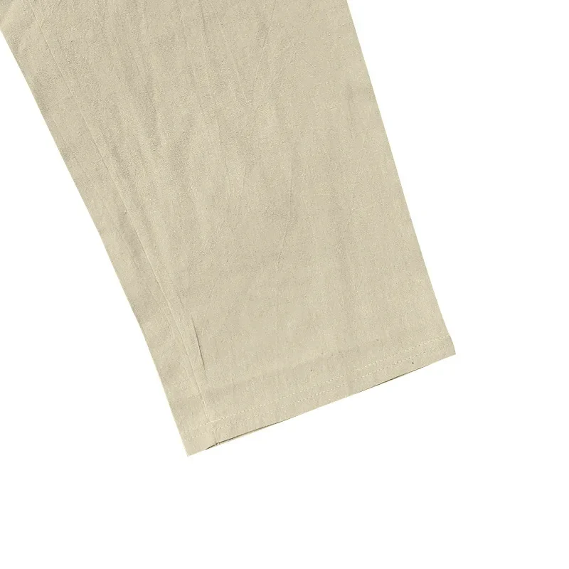 Men's Linen Shirt & Pants Set – American Style Casual Beachwear, Breathable Loose Fit Outfit (All Seasons