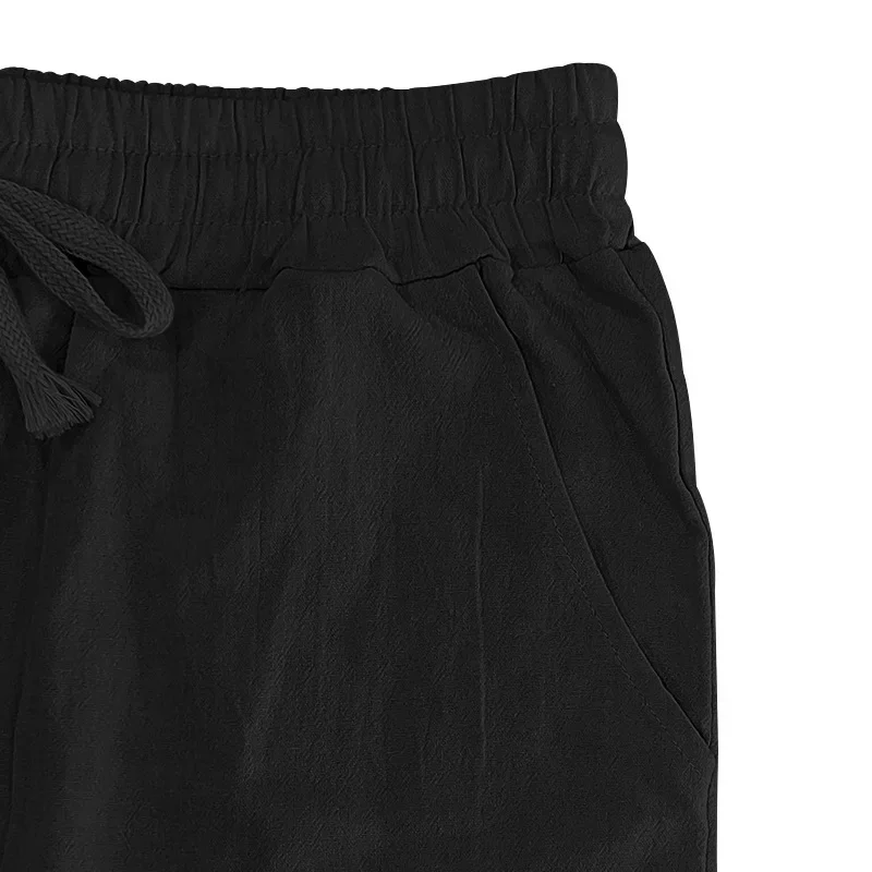 Men's Linen Shirt & Pants Set – American Style Casual Beachwear, Breathable Loose Fit Outfit (All Seasons